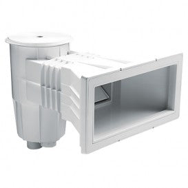 Skimmer 15 L C/Boca Larga Branco - Liner Tampa Quadrada